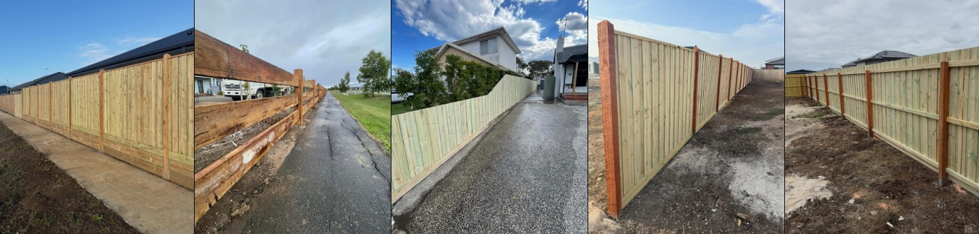 Recent timber paling installs across Geelong