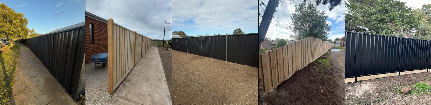 Colorbond boundary fencing — Bellarine & Surf Coast